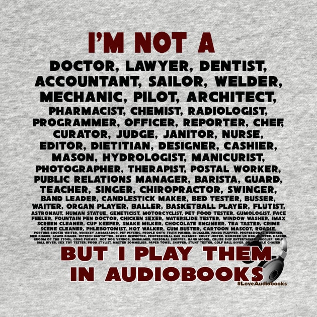 I'm not a...... by Audiobook Tees